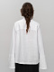 Лляна блуза з широкими рукавами та вишивкою в тон Teren Mono