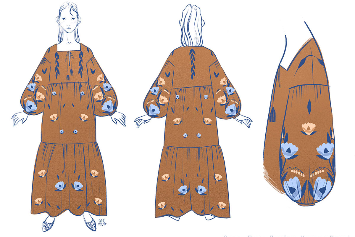 Проект DRABYNA: Платье по мотивам сказочного цветка
