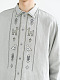 Лляна сорочка на ґудзиках з вишивкою Pastukh